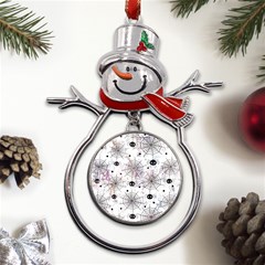 Creepy Spider Metal Snowman Ornament by uniart180623