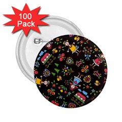 Cartoon Texture 2 25  Buttons (100 Pack)  by uniart180623