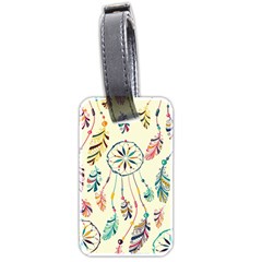 Dreamcatcher Abstract Pattern Luggage Tag (two Sides) by uniart180623