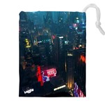 Cityscape Digital Art Drawstring Pouch (4XL) Front