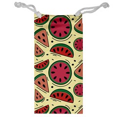 Watermelon Pattern Slices Fruit Jewelry Bag by uniart180623