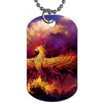 Phoenix Bird Dog Tag (Two Sides) Front