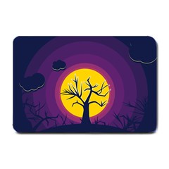 Empty Tree Leafless Stem Bare Branch Small Doormat by uniart180623