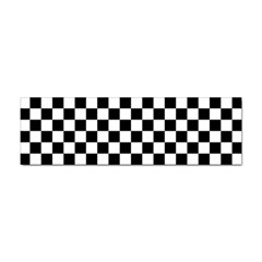 Black White Checker Pattern Checkerboard Sticker Bumper (100 Pack) by uniart180623