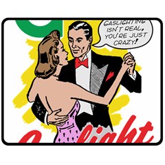 G Is For Gaslight Funny Dance1-01 Fleece Blanket (medium) by shoopshirt