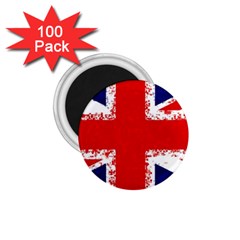 Union Jack London Flag Uk 1 75  Magnets (100 Pack)  by Celenk