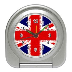 Union Jack London Flag Uk Travel Alarm Clock by Celenk