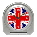 Union Jack London Flag Uk Travel Alarm Clock Front