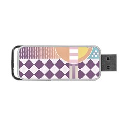 Abstract Shapes Colors Gradient Portable Usb Flash (two Sides) by Simbadda