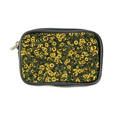 Sunflowers Yellow Flowers Flowers Digital Drawing Coin Purse by Simbadda