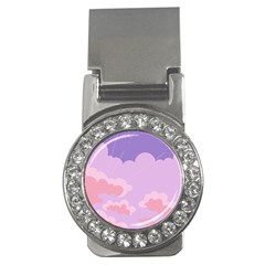 Sky Nature Sunset Clouds Space Fantasy Sunrise Money Clips (cz)  by Simbadda