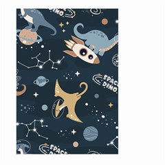 Space Theme Art Pattern Design Wallpaper Large Garden Flag (two Sides) by Simbadda