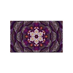 Rosette Kaleidoscope Mosaic Abstract Background Art Sticker Rectangular (100 Pack) by Simbadda