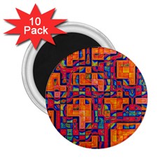 Background Graphic Beautiful Wallpaper Art Abstract 2 25  Magnets (10 Pack)  by Simbadda