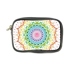 Mandala Pattern Rainbow Pride Coin Purse by Simbadda