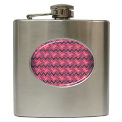 Background Pattern Structure Hip Flask (6 Oz) by Simbadda