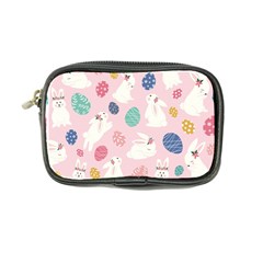 Cute Bunnies Easter Eggs Seamless Pattern Coin Purse by Simbadda