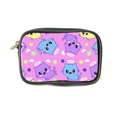 Seamless Pattern With Cute Kawaii Kittens Coin Purse by Simbadda