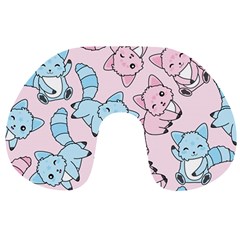 Children Pattern Design Travel Neck Pillow by Simbadda