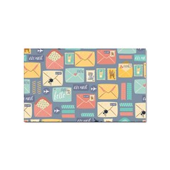 Pattern Postal Stationery Sticker Rectangular (100 Pack) by Simbadda