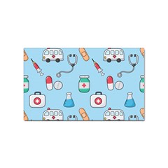 Medical Seamless Pattern Sticker Rectangular (10 Pack) by Simbadda