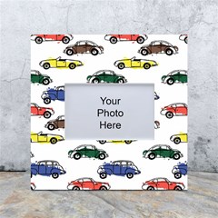 Cars Pattern White Box Photo Frame 4  X 6  by Simbadda