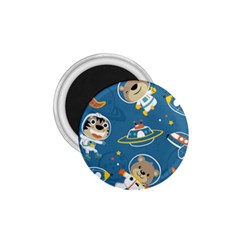 Seamless-pattern-funny-astronaut-outer-space-transportation 1 75  Magnets by Simbadda