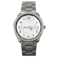 (2)dx Hoodie  Sport Metal Watch by Alldesigners