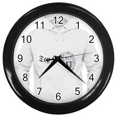 (2) Wall Clock (black) by Alldesigners