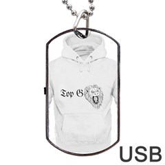 (2) Dog Tag Usb Flash (two Sides) by Alldesigners