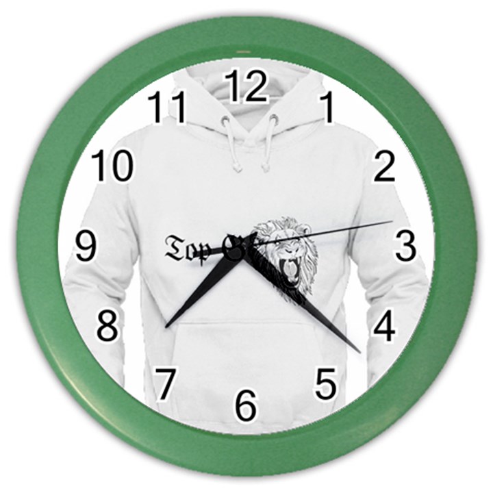 (2)Dx hoodie Color Wall Clock