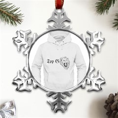 (2)dx Hoodie Metal Small Snowflake Ornament by Alldesigners