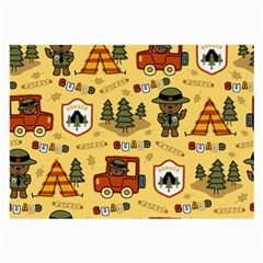 Seamless Pattern Funny Ranger Cartoon Large Glasses Cloth by Simbadda