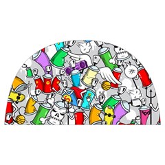 Graffiti Characters Seamless Pattern Anti Scalding Pot Cap by Simbadda