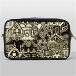 Four Hand Drawn City Patterns Toiletries Bag (One Side) Front