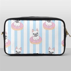 French-bulldog-dog-seamless-pattern Toiletries Bag (one Side) by Simbadda