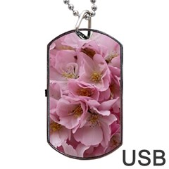 Cherry-blossoms Dog Tag Usb Flash (one Side) by Excel