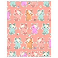 Cute-kawaii-kittens-seamless-pattern Drawstring Bag (small) by Simbadda