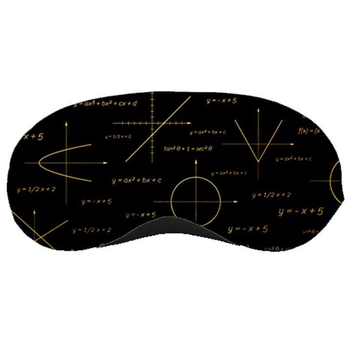 Abstract-math Pattern Sleep Mask