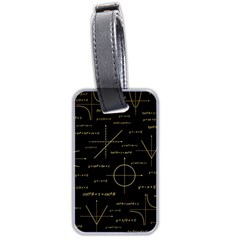 Abstract-math Pattern Luggage Tag (two Sides) by Simbadda