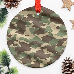 Camouflage Design Ornament (round) by Excel