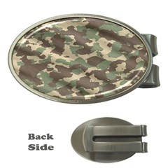 Camouflage Design Money Clips (oval)  by Excel