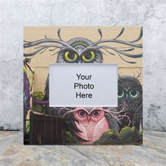 Graffiti Owl Design White Box Photo Frame 4  X 6  by Excel