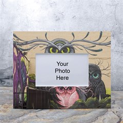 Graffiti Owl Design White Tabletop Photo Frame 4 x6  by Excel