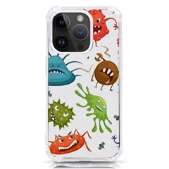 Dangerous-streptococcus-lactobacillus-staphylococcus-others-microbes-cartoon-style-vector-seamless-p Iphone 14 Pro Tpu Uv Print Case by Simbadda