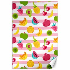 Tropical-fruits-berries-seamless-pattern Canvas 24  X 36  by Simbadda