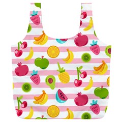 Tropical-fruits-berries-seamless-pattern Full Print Recycle Bag (xxl) by Simbadda