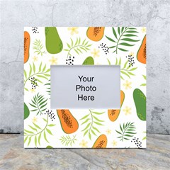 Seamless-tropical-pattern-with-papaya White Box Photo Frame 4  X 6  by Simbadda