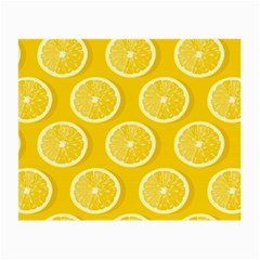 Lemon-fruits-slice-seamless-pattern Small Glasses Cloth by Simbadda