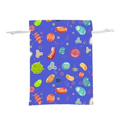 Virus-seamless-pattern Lightweight Drawstring Pouch (m) by Simbadda